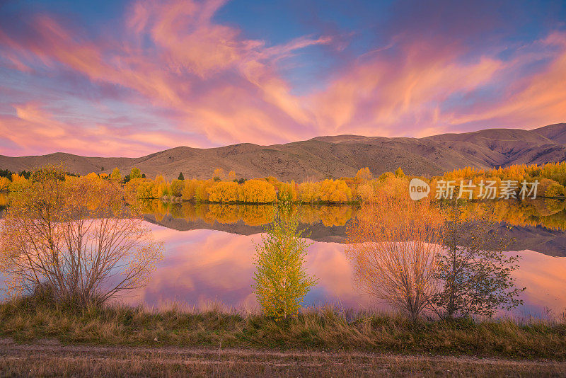 新西兰市中心皇后镇全景