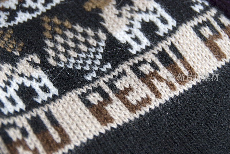 羊驼毛编织有秘鲁字样的纪念品