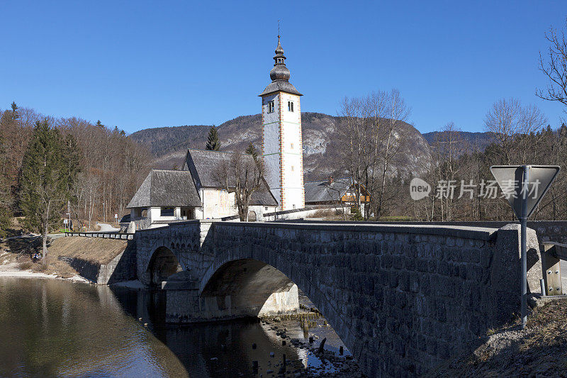 Bohinj湖、斯洛文尼亚