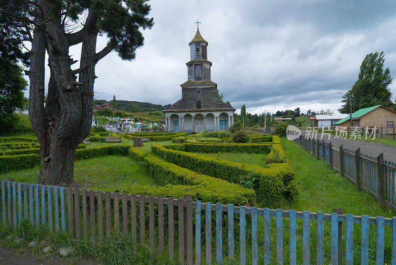 奇洛岛(智利)的木制教堂