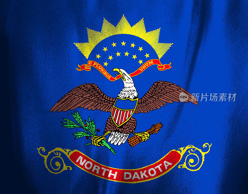 美国北达科他州的国旗