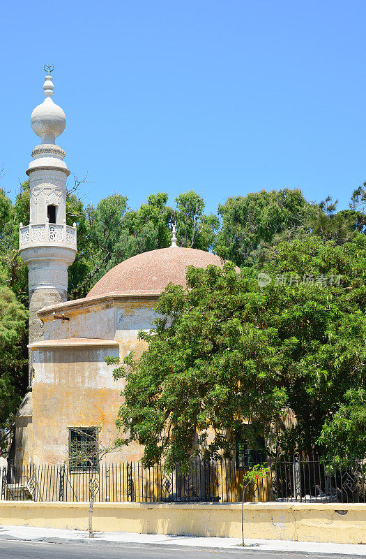 希腊罗德老城的清真寺