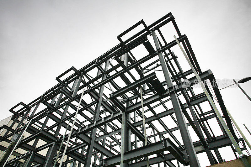 建筑工地钢框架