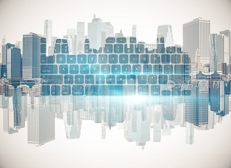键盘和城市