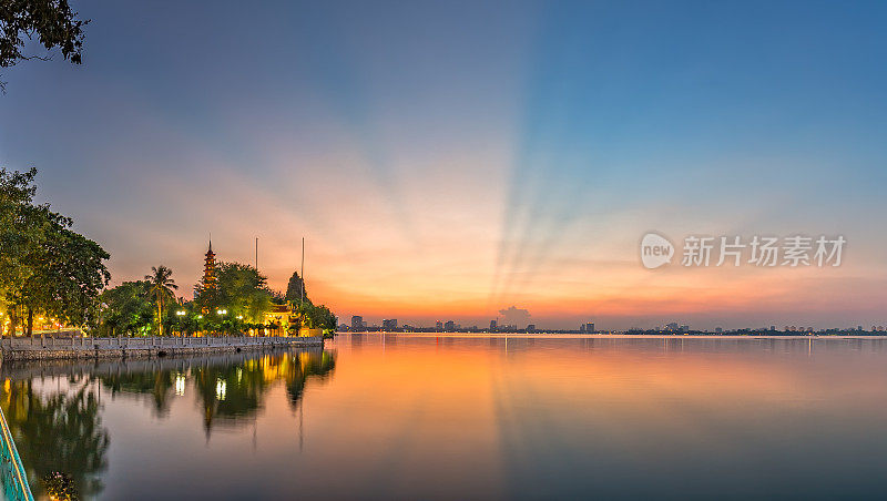 阳光边西湖，河内，越南