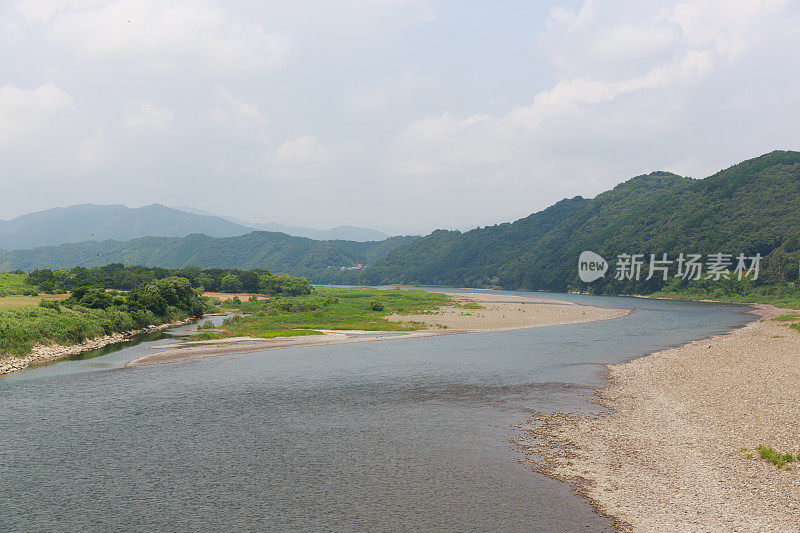 日本四国高知县Shimanto河