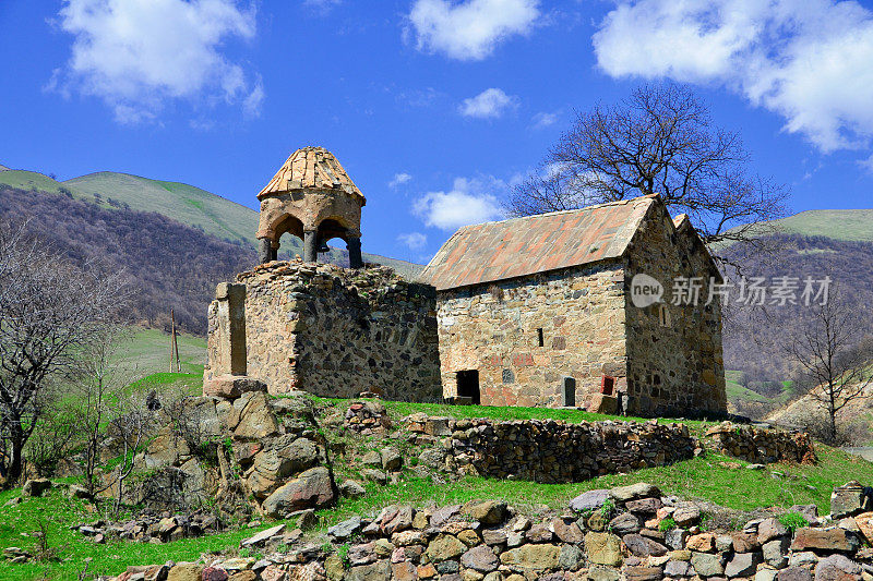 Ardvi村的Hovhannes修道院。Lori地区,亚美尼亚。
