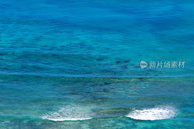 夏威夷蓝水背景