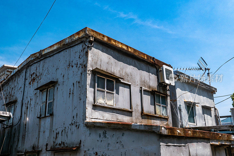 香港大澳废弃旧屋