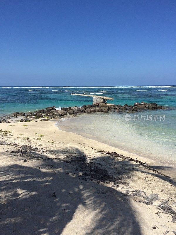 西印度群岛尼维斯岛赫伯特海滩