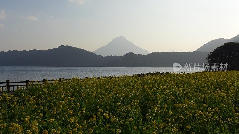 日本鹿儿岛井贯的海门达克山(百座名山)