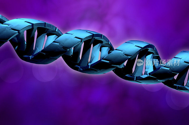 DNA链3D插图