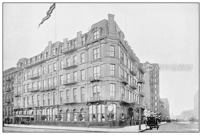 纽约的古董黑白照片:ST云酒店
