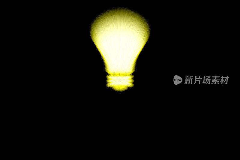 创意和灯泡图标