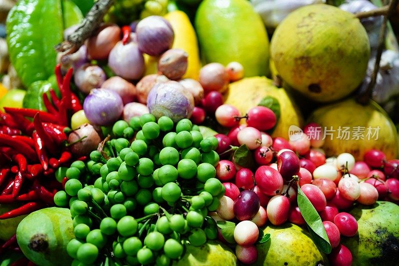 泰国厨房提供香料和食材