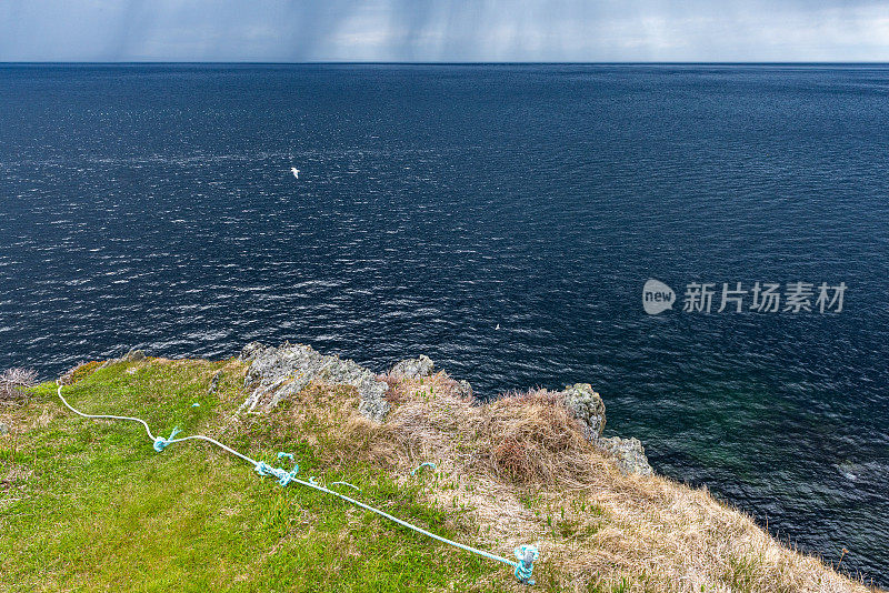 低头，保姆洞和睡眠湾小径，乌鸦头，Twillingate，加拿大