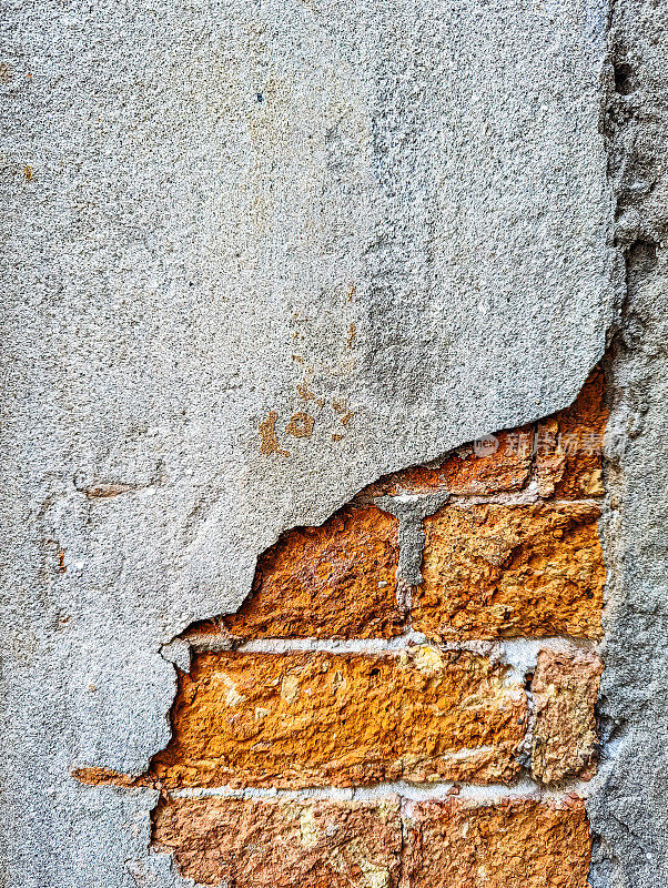 意大利威尼斯的砖墙