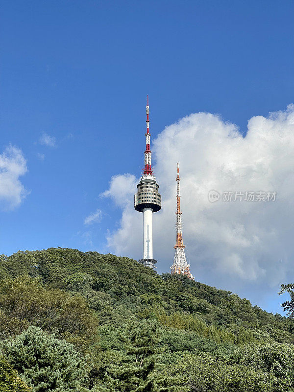 夏天的首尔南山大厦