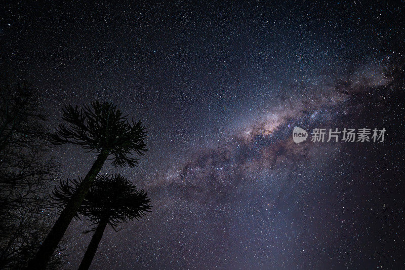 巴塔哥尼亚星夜中的银河