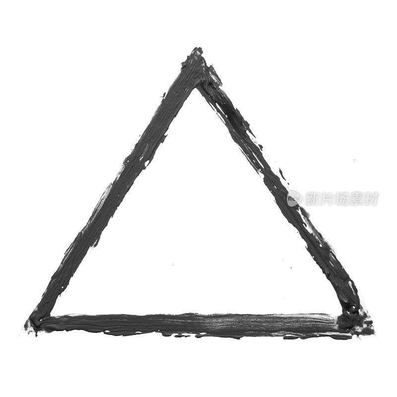 黑色的三角形
