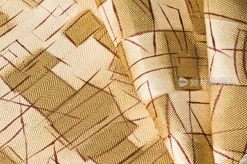 采购产品丝绸织物，手绘泰国丝绸