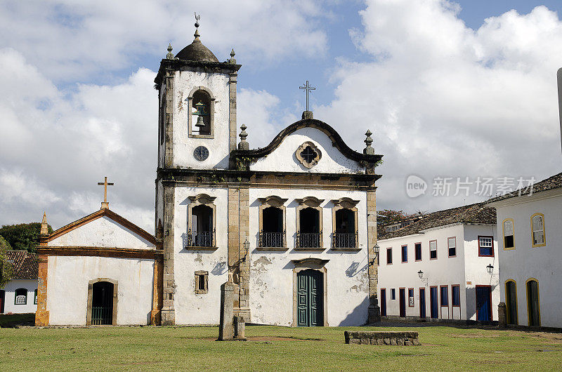 典型的帕拉蒂教堂。巴西