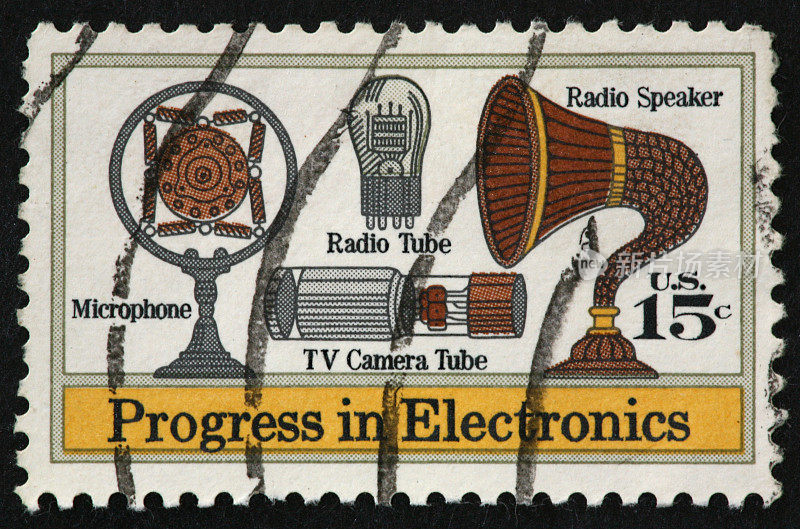 《电子技术的进步》邮票1973