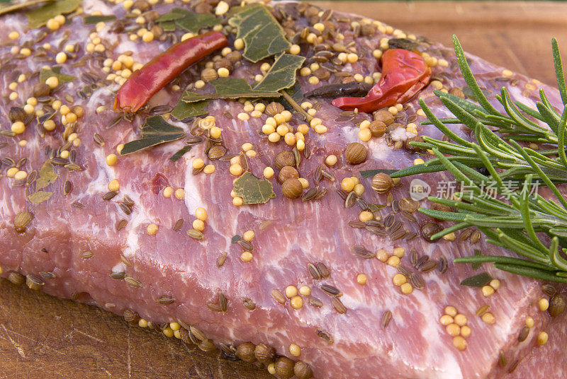 腌牛肉烤，圣帕特里克节爱尔兰食物背景