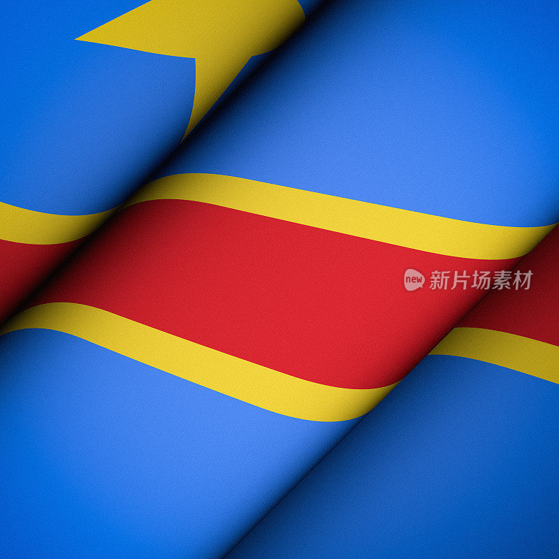 刚果民主共和国(扎伊尔)标志性旗帜