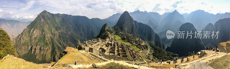 秘鲁的马丘比丘全景