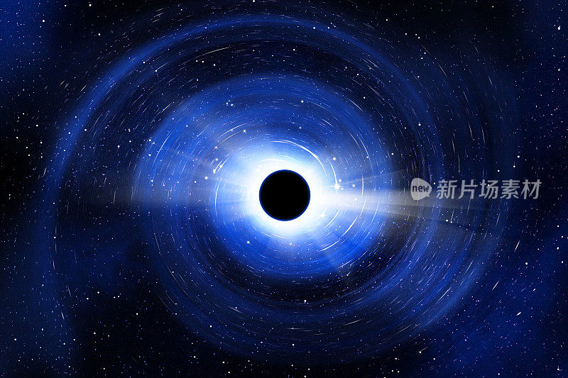 黑洞吞噬恒星、光、物质和时间