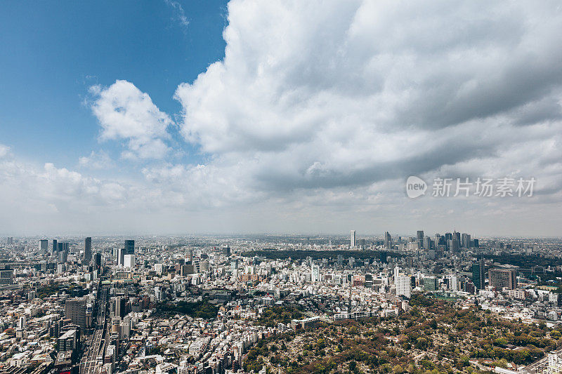 东京城市天际线