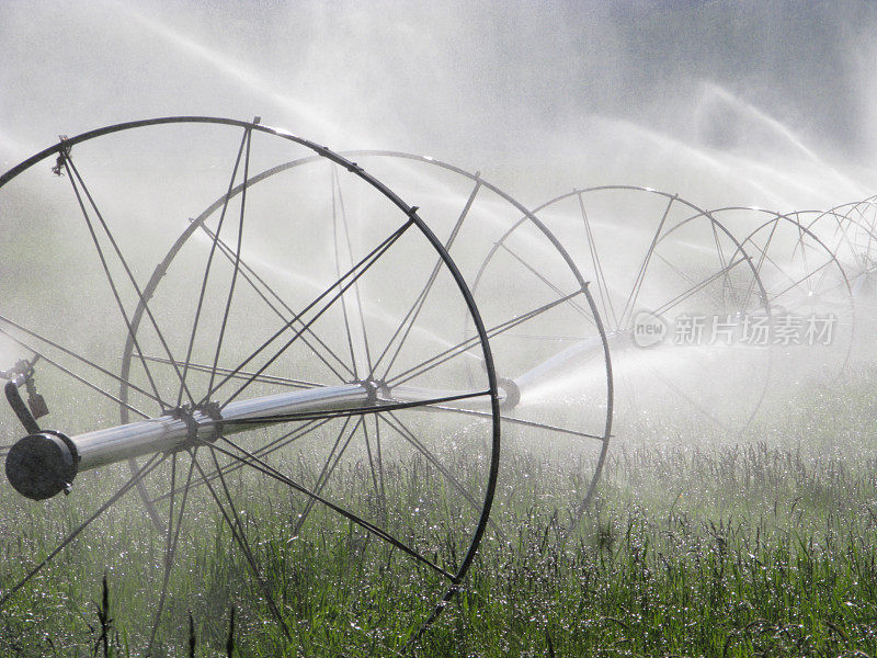 水灌溉系统关闭