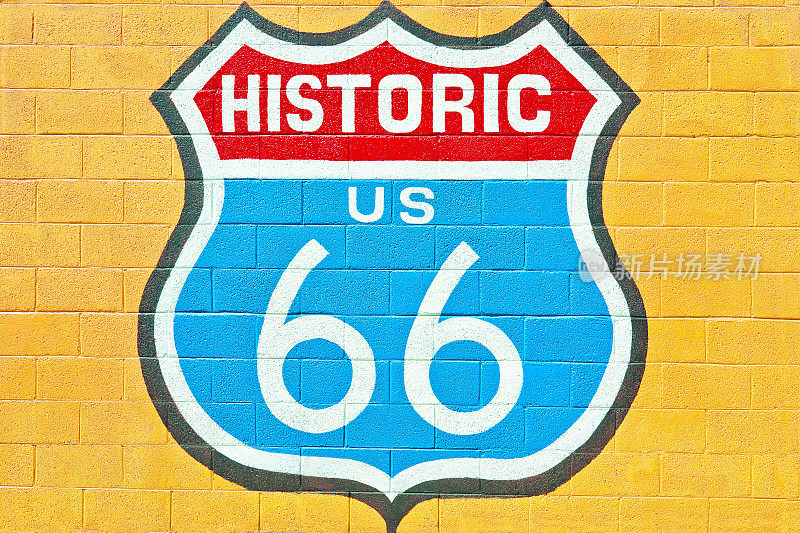 美国亚利桑那州塞利格曼66号公路。