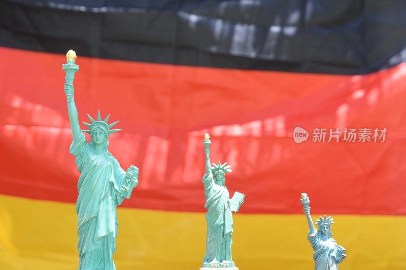 德国国旗上的自由女神像