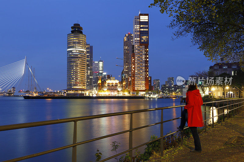 鹿特丹夜景，荷兰