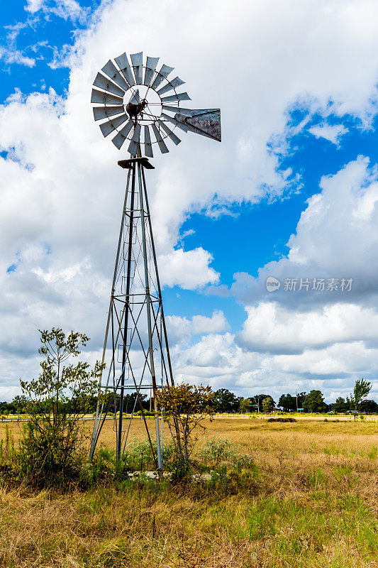 德克萨斯州的风车