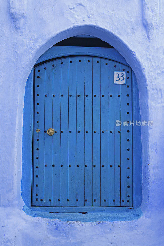 门在Chefchaouen