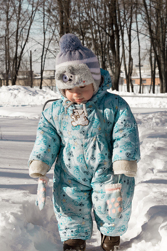 雪地里的第一步