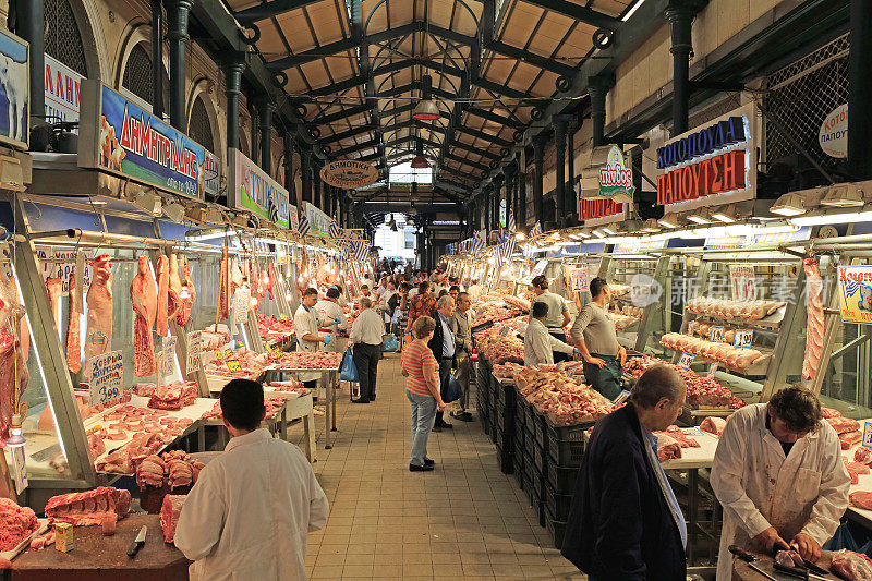肉类市场雅典