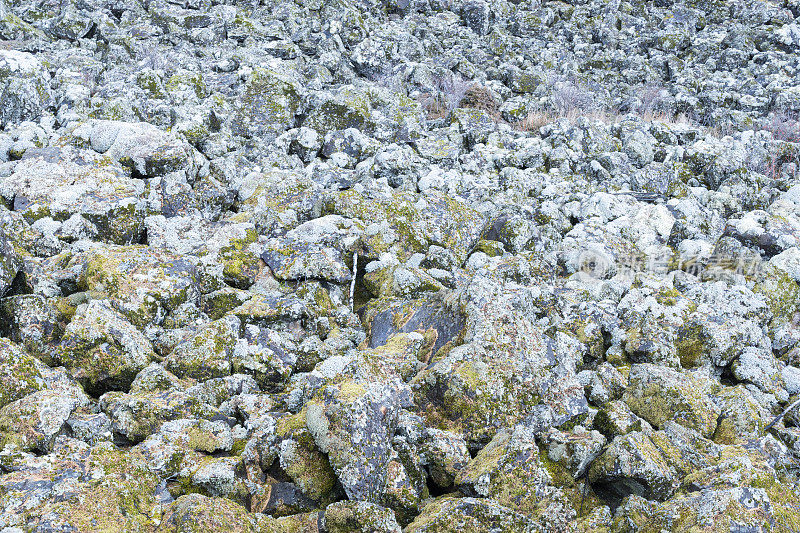 阿尔山大峡谷的火山岩