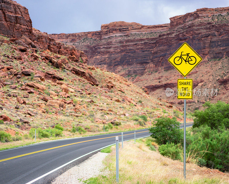 分享犹他州的公路自行车标志