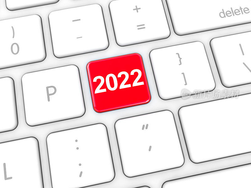 电脑键盘上的2022按钮