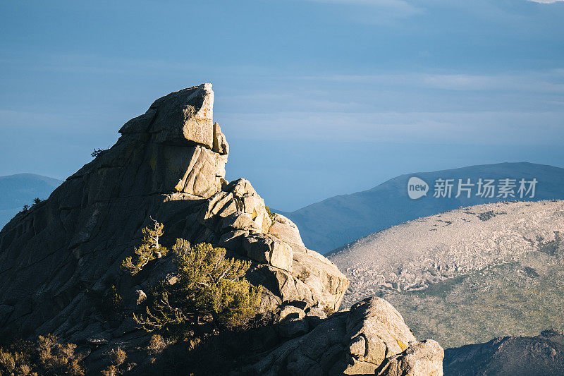 自然保护区陡峭的岩壁