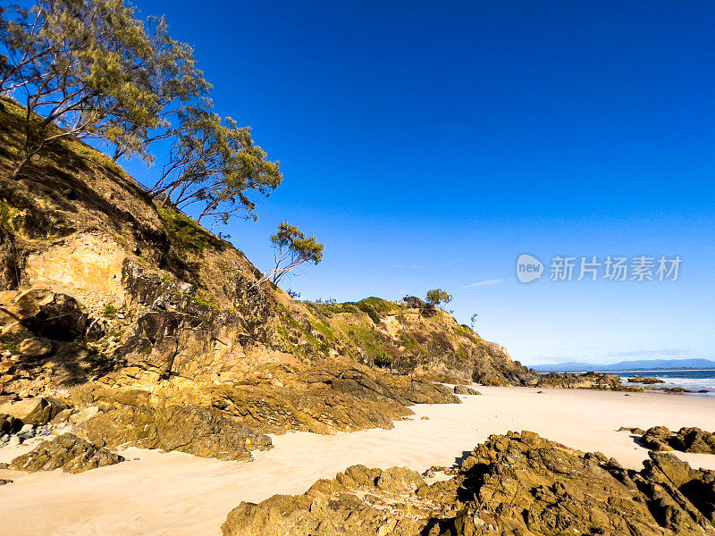 岩石海岸前滨-拜伦湾