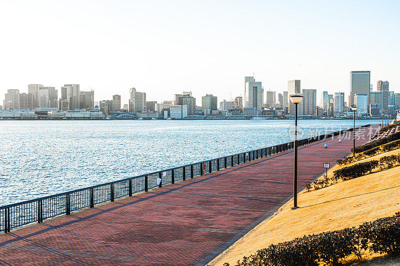 东京有井多运河公园钓鱼区