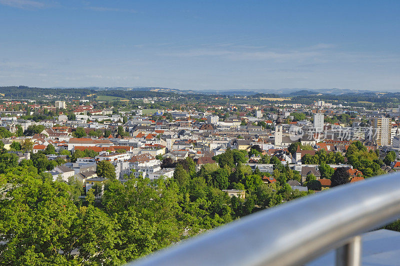 城市“威尔斯”的观点-上奥地利中部地区