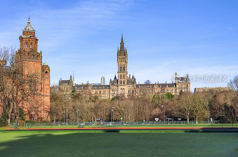 历史悠久的格拉斯哥大学建筑的格拉斯哥苏格兰英格兰