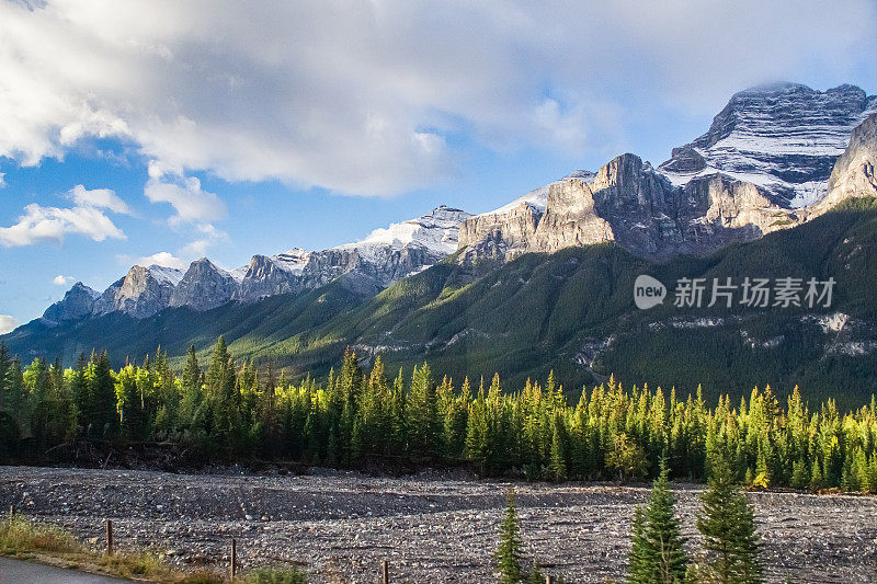 落基山脉的景色