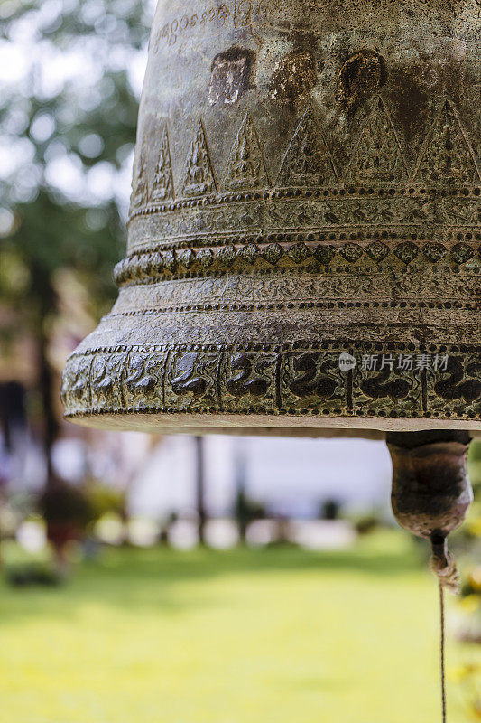 泰国清迈的寺庙钟